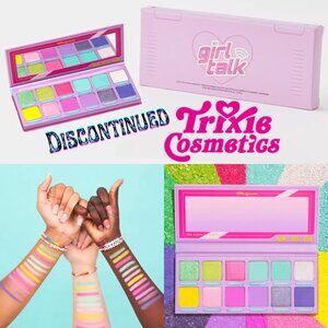 UNOPENED BNIB Trixie Cosmetics Discontinued Girl Talk 12-Pan Eyeshadow Palette